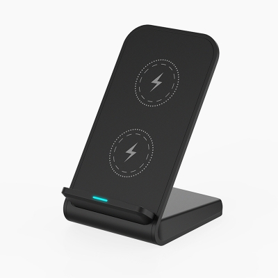 Dual Coil 10W Qi Wireless Charging Stand